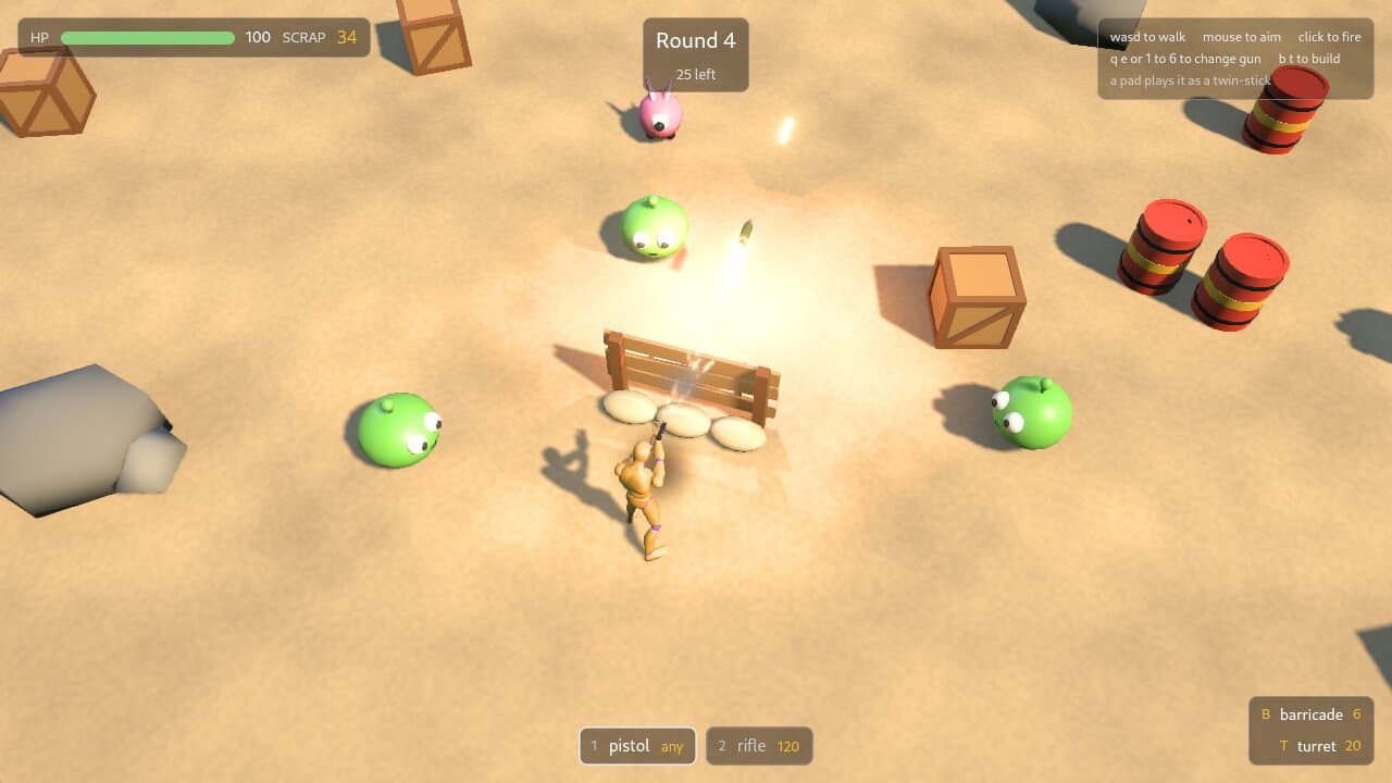 Holdout, a screenshot